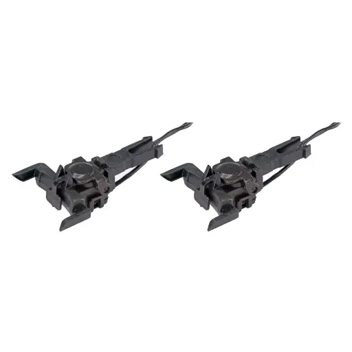 [ES41002] Kit 2 attelages électromagnétiques - Esu 41002 -  HO 1/87 - pour prise NEM 652