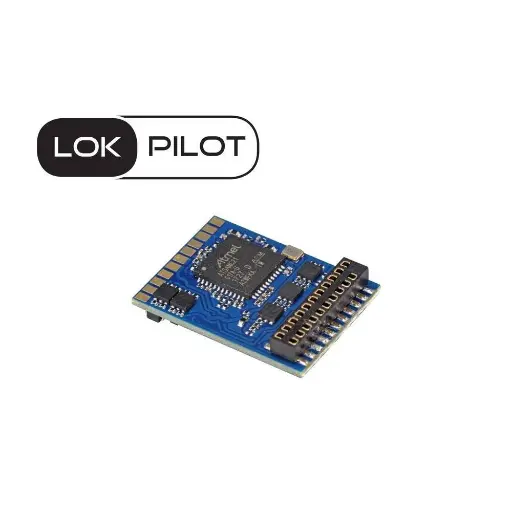 [ES59619] Décodeur LokPilot V5 - DCC/MM/SX/M4 21 broches MTC NEM 660 ESU 59619 - HO / O