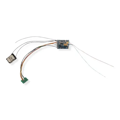 [ES58210] Décodeur sonore 8 broches V5 Esu 58210 - avec haut-parleur - NEM 652