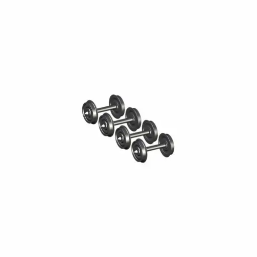 [ES41200] 4 essieux AC - diamètre : 10.8 mm - longueur : 23.1mm - Esu 41200 - HO 1/87  