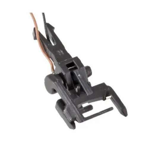 [ES41001] Kit de 2 attelages conducteurs de courant Esu 41001 HO 1/87 - pour prise NEM 652