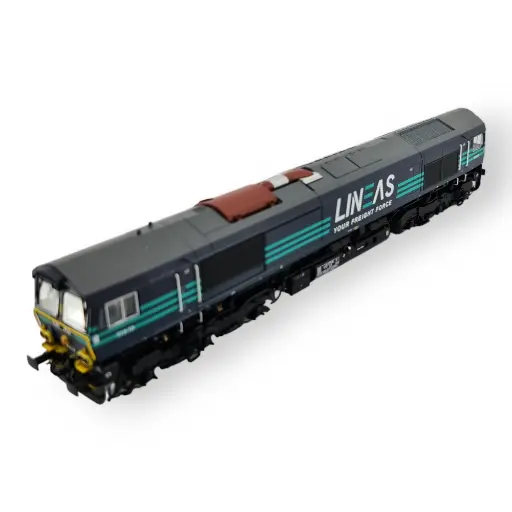 [ES31283] Locomotive diesel série 66 AC-DC son ESU 31283 - HO 1/87 - Lineas - EP VI
