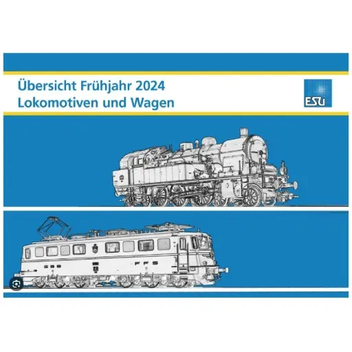 [CAT.ESU2024] Catalogue fabricant 2024 - ESU & PULLMAN - HO 1/87 - Allemand - 2R & 3R