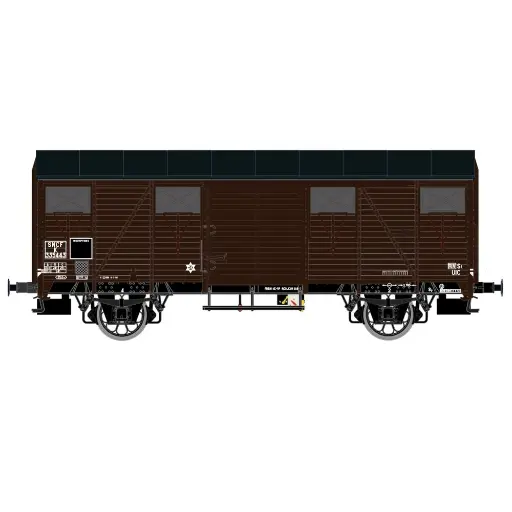 [EX20920] Wagon couvert - Exact-Train 20920 - HO 1/87 - SNCF - EP III - 2R