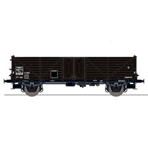 [EX20351] Wagon tombereau Klagenfurt - Exact-Train EX20351 - HO 1/87 - SNCF - EP III
