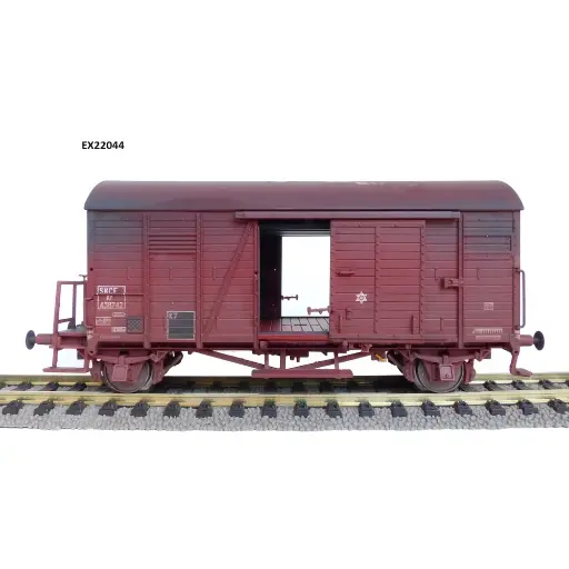 [EX22044] Wagon couvert Oppeln - Exact-Train EX22044 - HO 1/87 - SNCF - Ep IV - 2R