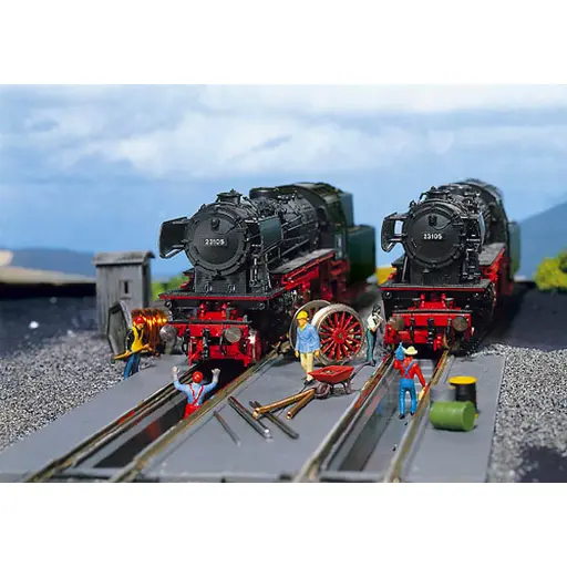 [FA120136] 2 Fosses de visite - FALLER 120136 - HO 1/87