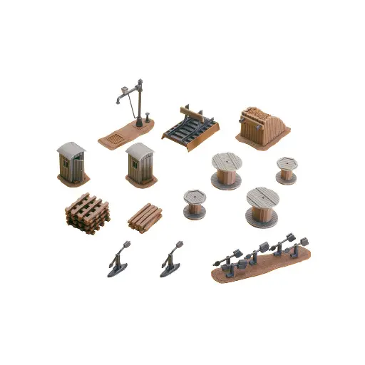 [FA120141] Accessoires de gare FALLER 120141 - HO 1/87