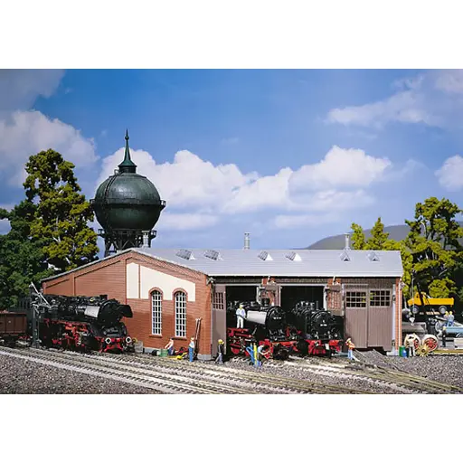 [FA120177] Rotonde à locomotives à 3 emplacements (exécution longue)