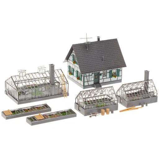 [FA130253] Exploitation Horticole + Jardinière - Faller 130253 - HO 1/87 - EP. II