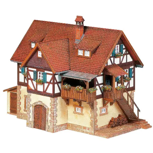 [FA130266] Maison à pans de bois HO 1/87