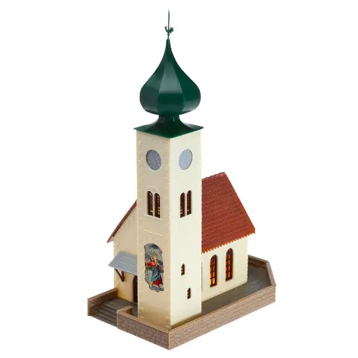 [FA130238] Eglise - 142x87x250mm - 60 Pièces - Faller 130238 - EP. II - HO : 1/87