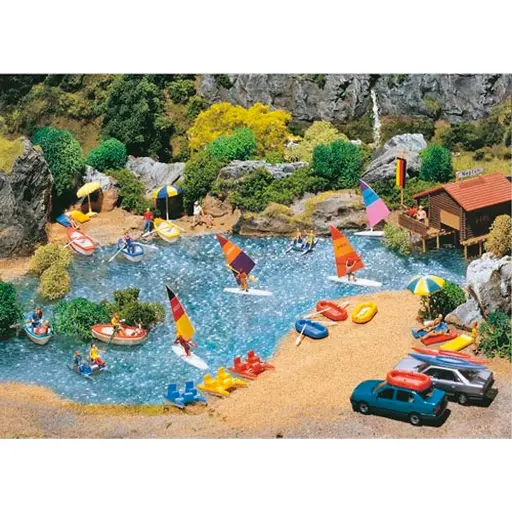 [FA130283] Bateaux et planches à voile HO 1/87