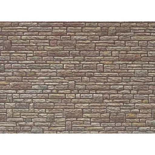 [FA170604] Plaque de mur - Grès Brun - Faller 170604 - HO 1/87