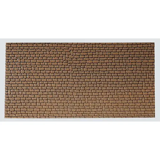 [FA170611] Plaque de Mur - Grès Rouge - Faller 170611 - HO 1/87