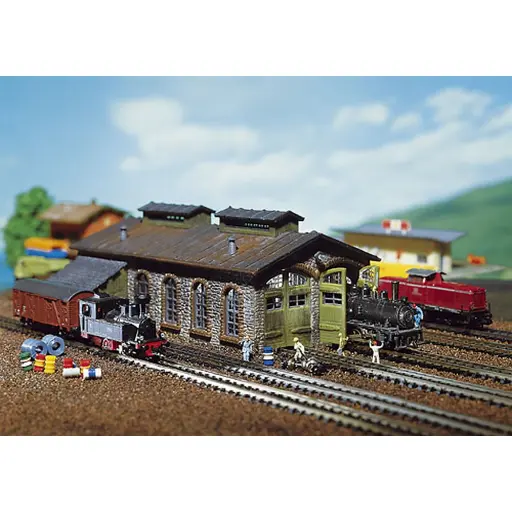 [FA222116] Remise à locomotives - Faller 222116 - N 1/160