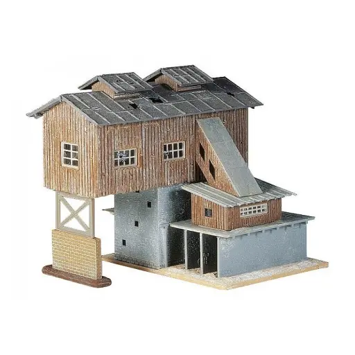 Maquette Industrielle Ancienne Échelle 0 - Réservoir De Collection