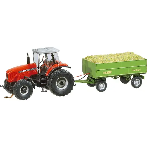 [FA161536] Car system Tracteur MF avec remorque - Faller 161536 - HO 1/87