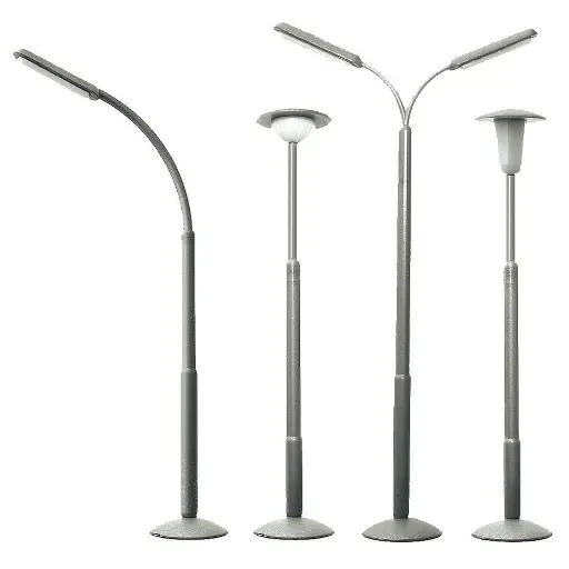 [FA272453] Lot de 4 Lampadaires - Faller 272453 - N: 1/160