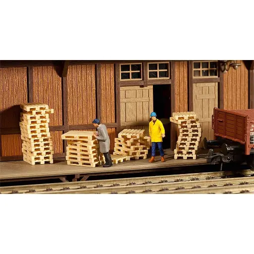 [FA180612] Set de 60 palettes - Faller 180612 - HO 1/87