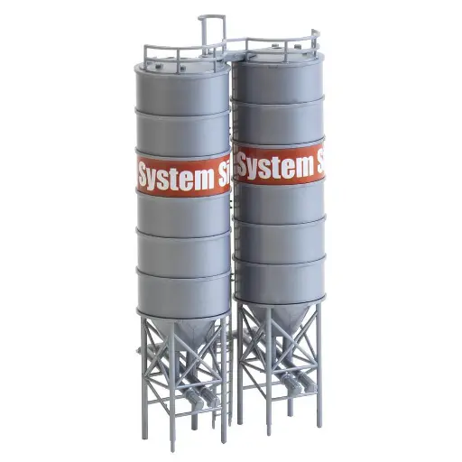 [FA130476] 2 silos industriels - Faller 130476 - HO 1/87