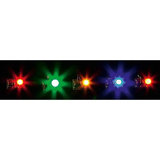 [FA180652] 5 LED, en couleurs differents