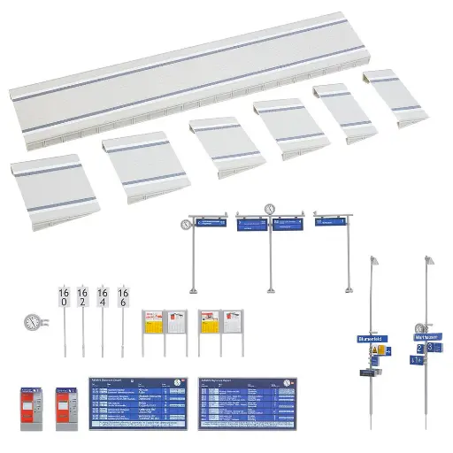 [FA120202] Quai moderne avec accessoires FALLER 120202 - HO 1/87
