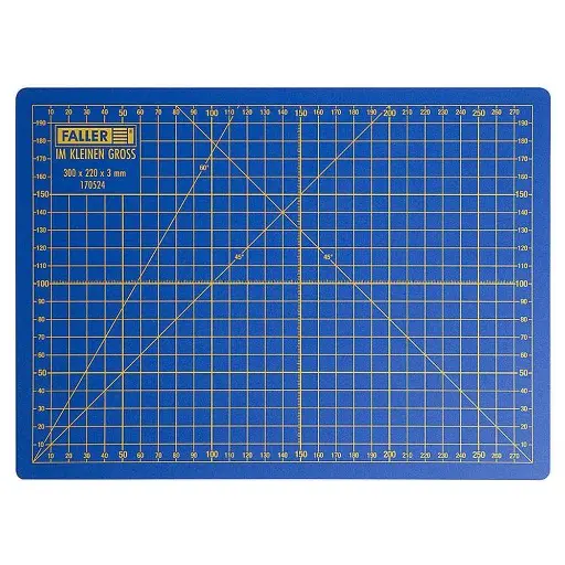 [FA170524] Tapis de découpe auto-cicatrisant avec graduations Faller 170524, 30 cm x 22 cm