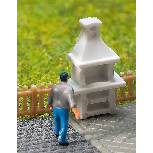 [FA272901] Barbecue de jardin 2 pièces - Faller 272901 - N