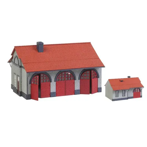 [FA130162] Caserne de pompiers FALLER 130162 - HO 1/87