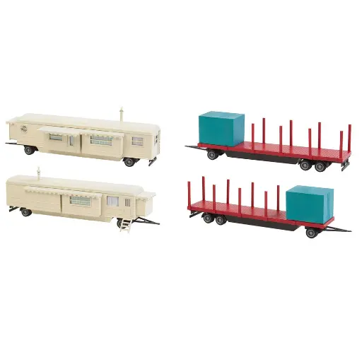 [FA140480] Jeu de roulottes I FALLER 140480 - HO 1 : 87 - EP IV