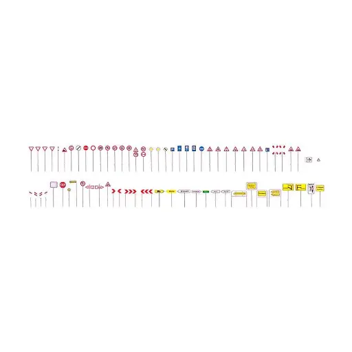 [FA180533] Set panneaux de route - FALLER 180533 - HO 1/87