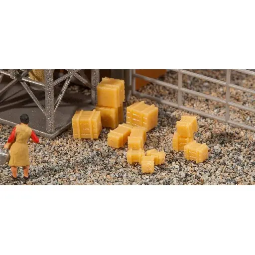 [FA272906] Lot de 40 caisses en bois - Faller 272906