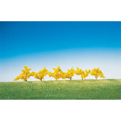 [FA181475] 6 forsythias à fleurs jaunes - Faller 181475 - HO 1/87 / N 1/160 / TT 1/120