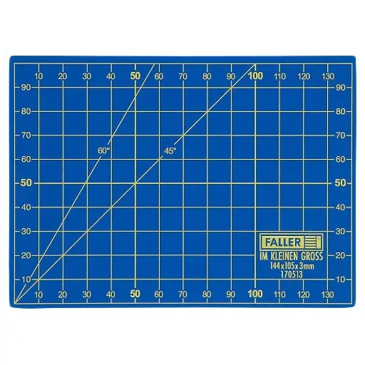 Tapis de découpe A6 avec quadrillage - Faller 170513 - Echelle Universelle