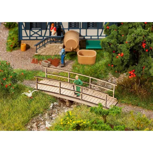 [FA180301] Maquette Petit pont en bois miniature - Faller 180301 - HO : 1/87