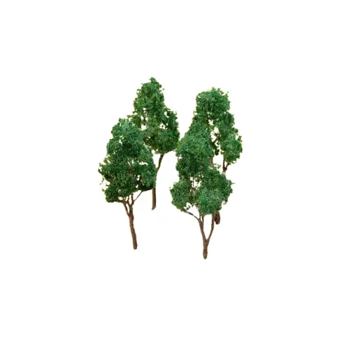 [FA181377] Lot de 4 Hêtres - Hauteur 60/70mm - Faller 181377 - Toutes Echelles