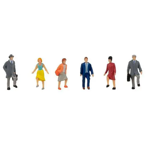 [FA151626] 6 personnages montant des escaliers - FALLER 151626 - HO 1/87