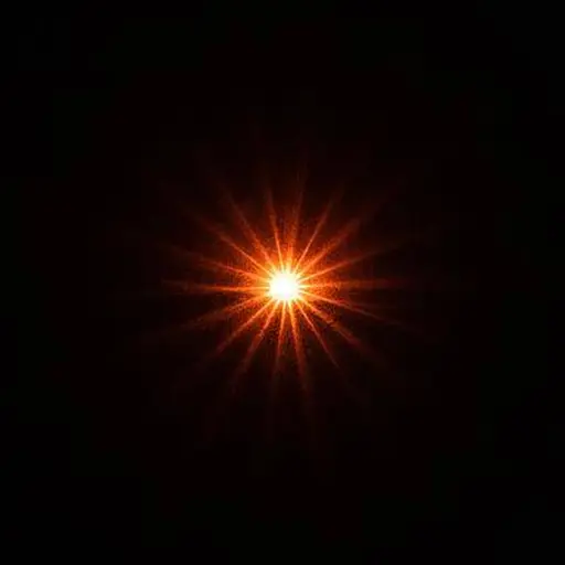 [FA180716] 5 LED autoclignotantes, orange