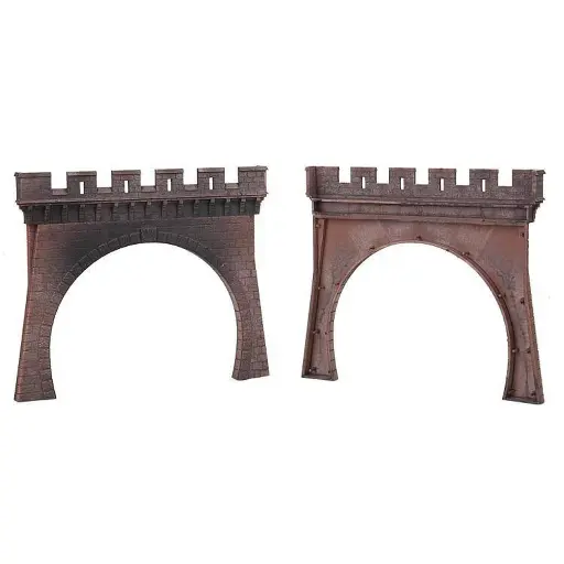 [FA120570] 2 entrées de tunnel pour 2 voies Faller 120570 - Ho : 1/87