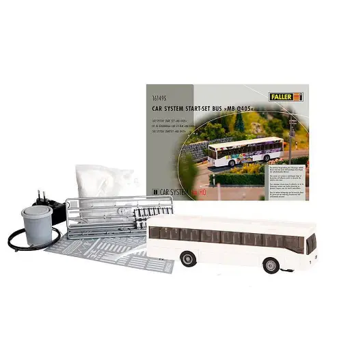 [FA161495] Kit de départ Car System MB 0405 + décorations Faller 161495 - HO : 1/87