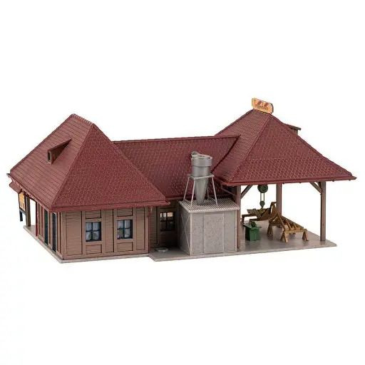 [FA130886] Maquette d'une scierie - Faller 130886 - HO 1/87