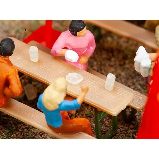 [FA180995] Set de 60 chopes et 40 cendriers - Faller 180995 - HO 1/87 - EP III