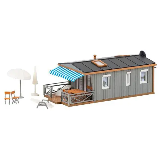 [FA130657] Set de camping + Mobile-Home - Faller 130657 - HO : 1/87 - EP V