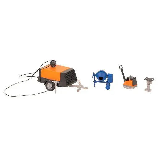 [FA180344] Set de machines et engins de chantiers Faller 180344 - HO : 1/87 - EP IV