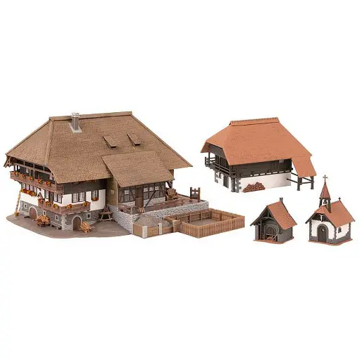 [FA130677] Set de bâtiments Forêt Noire "Vogtsbauernhof " - Faller 130677 - HO 1/87 - EP I
