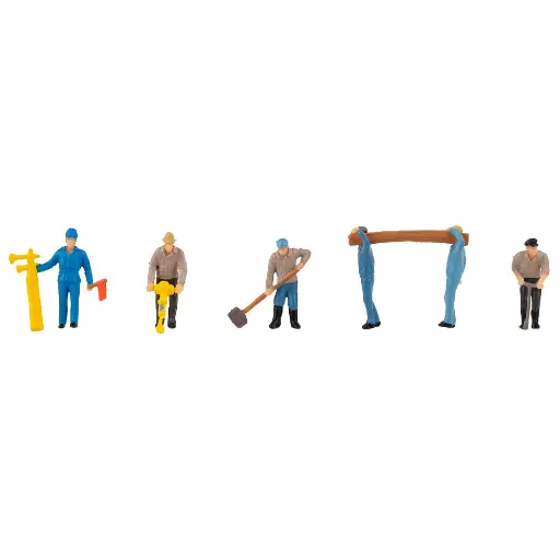 [FA151621] Poseurs de voie avec accessoires - Faller 151621 - HO 1/87