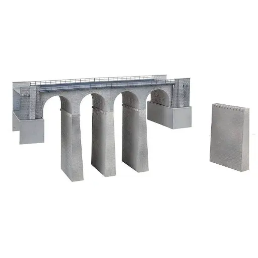 [FA120465] Coffret Viaduc ferroviaire à 2 voies en béton Faller 120465 - HO : 1/87 - EP II