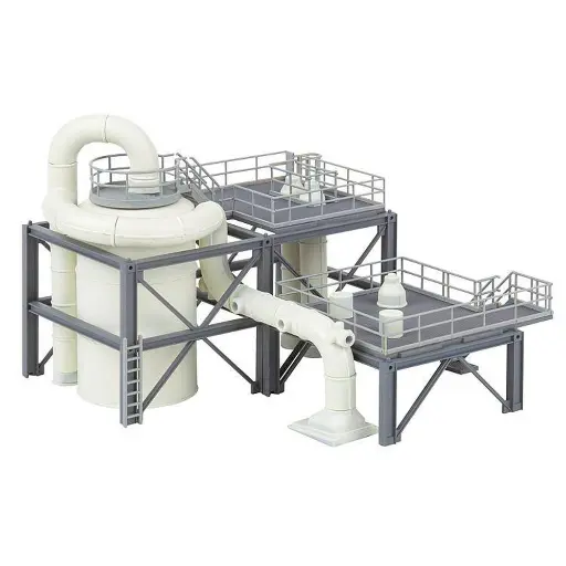 [FA130179] Bâtiment industriel avec conduits - Faller 130179 - HO : 1/87 - EP IV