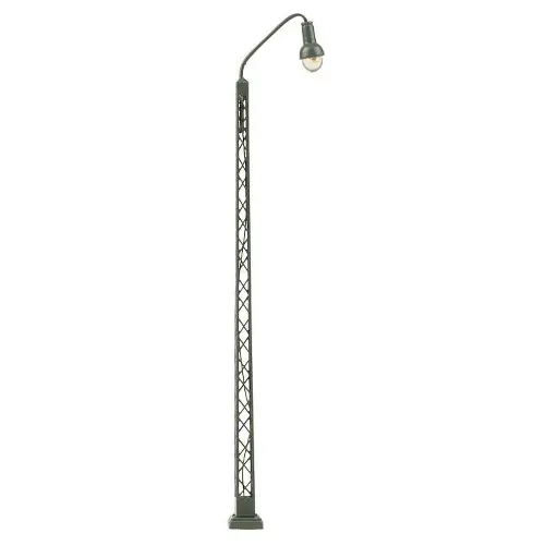 [FA272124] Set de 3 lampadaires avec mat métallique et LED - N 1/160 - Faller 272124